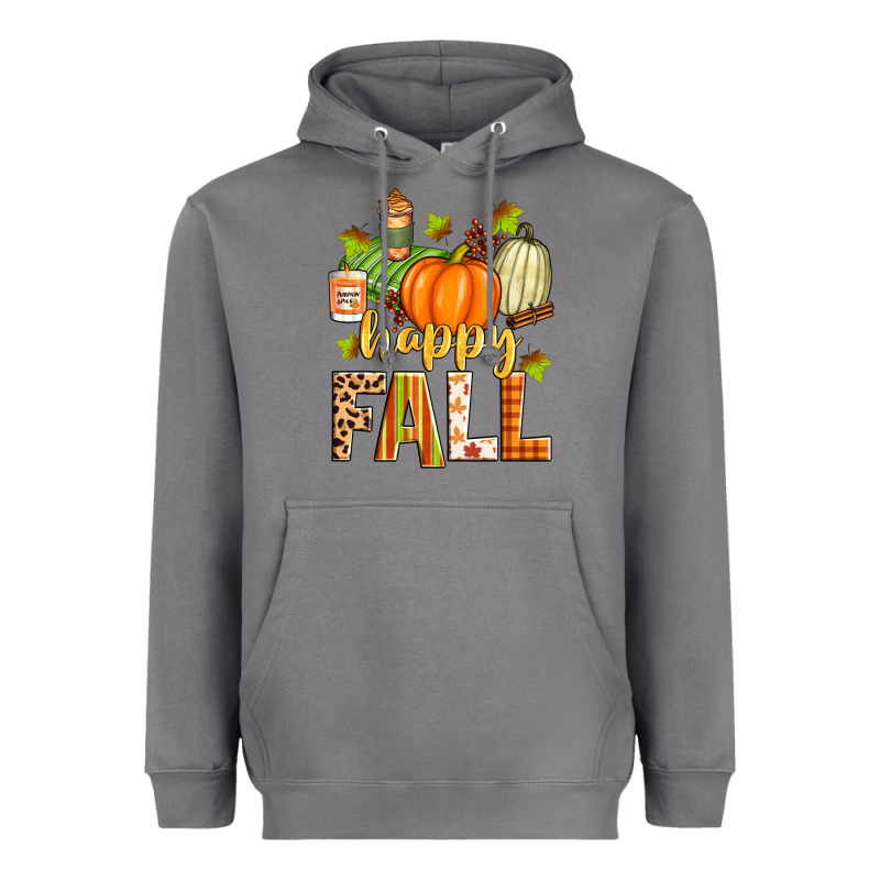 Happy Fall Heavyweight Hoodie by Zillion Design Studio | Teevron