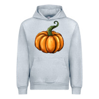 Heather Grey pumpkin Urban Hoodie - BarkalooDesign