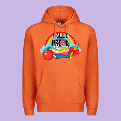 Back To School Hello Pre K Premium Hoodie Designed By Adodesignshop