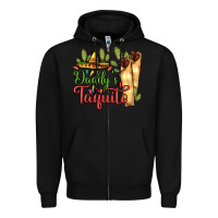 Black Daddy's taquito Zipper Hoodie - RanaPortraitStore