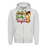 Dove Grey Daddy's taquito Zipper Hoodie - RanaPortraitStore