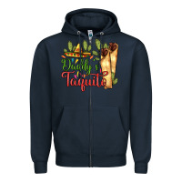 Navy Daddy's taquito Zipper Hoodie - RanaPortraitStore