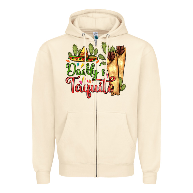 Daddy's Taquito Zipper Hoodie by RanaPortraitStore | Teevron