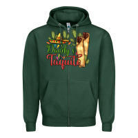 Sports Green Daddy's taquito Zipper Hoodie - RanaPortraitStore