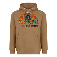 Toasted Coconut thankful and blessed Heavyweight Hoodie - RanaPortraitStore