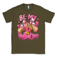 Army Green be my valentine light skinned girl sneakers Classic Tee - RanaPortraitStore