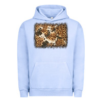 Pigment Grape Ice distressed leopard cowhide background Urban Hoodie - Jasminsmagicworld