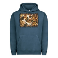 Pigment Midnight Navy distressed leopard cowhide background Urban Hoodie - Jasminsmagicworld