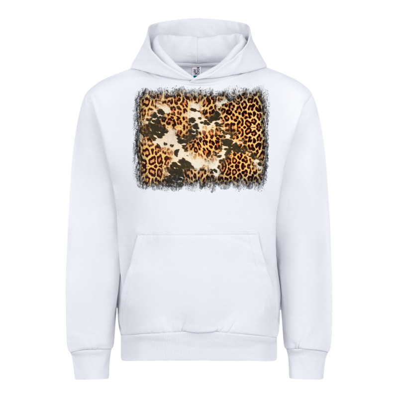 Distressed Leopard Cowhide Background Urban Hoodie by Jasminsmagicworld | Teevron