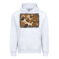 White distressed leopard cowhide background Urban Hoodie - Jasminsmagicworld