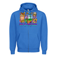 True Royal Day of the dead coffee cups Zipper Hoodie - RanaPortraitStore