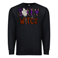 Black Salty Witch Premium Sweatshirt - CowhideDigitalArt