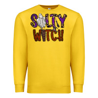Lemon Salty Witch Premium Sweatshirt - CowhideDigitalArt