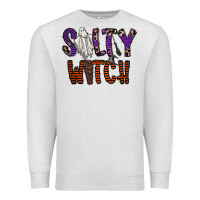 Oatmeal Heather Salty Witch Premium Sweatshirt - CowhideDigitalArt