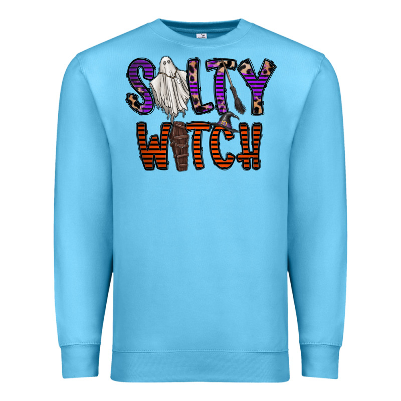 Salty Witch Premium Sweatshirt by CowhideDigitalArt | Teevron
