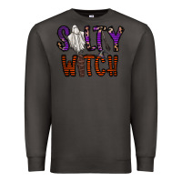 Smoke Salty Witch Premium Sweatshirt - CowhideDigitalArt