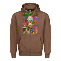 Chestnut Day of the dead Zipper Hoodie - RanaPortraitStore