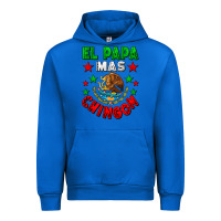 Cobalt El Papa Mas Chingon Mexican Urban Hoodie - LillyAllenDesigns