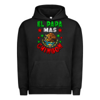 Pigment Black El Papa Mas Chingon Mexican Urban Hoodie - LillyAllenDesigns