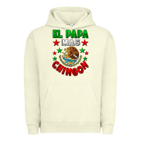 Pigment Pistachio El Papa Mas Chingon Mexican Urban Hoodie - LillyAllenDesigns