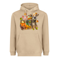 Mushroom fall farm animals Heavyweight Hoodie - Zillion Design Studio
