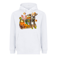 White fall farm animals Heavyweight Hoodie - Zillion Design Studio