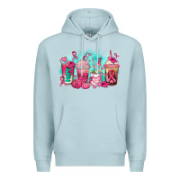 Blue Mist breast cancer  coffee cups Premium Hoodie - AdoDesignShop