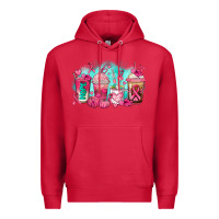 Cardinal breast cancer  coffee cups Premium Hoodie - AdoDesignShop