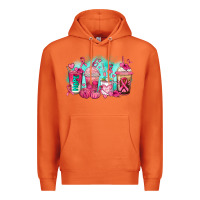 Carrot breast cancer  coffee cups Premium Hoodie - AdoDesignShop