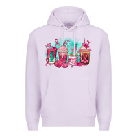 Lilac breast cancer  coffee cups Premium Hoodie - AdoDesignShop