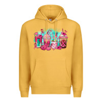 Mustard breast cancer  coffee cups Premium Hoodie - AdoDesignShop