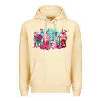 Pina Colada breast cancer  coffee cups Premium Hoodie - AdoDesignShop