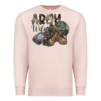 Pale Pink army wife Premium Sweatshirt - SublimationCraftShop