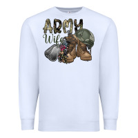 White army wife Premium Sweatshirt - SublimationCraftShop