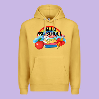 Hello Pre School Premium Hoodie Designed By Adodesignshop