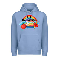 Colony Blue Hello Pre School Premium Hoodie - AdoDesignShop