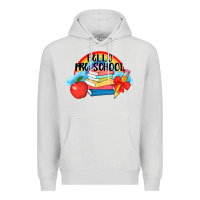 Dove Grey Hello Pre School Premium Hoodie - AdoDesignShop