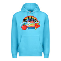 Ocean Blue Hello Pre School Premium Hoodie - AdoDesignShop