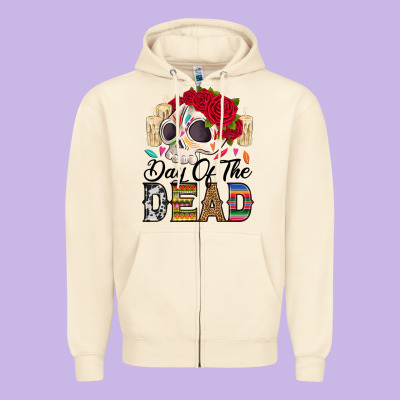 Zipper Hoodie Day of the dead skeleton