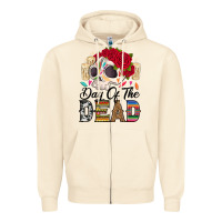 Sandshell Day of the dead skeleton Zipper Hoodie - RanaPortraitStore
