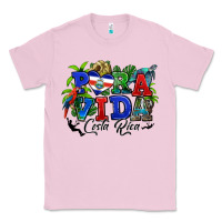 Bubblegum Pink pura vida costa rica rana Classic Tee - RanaPortraitStore