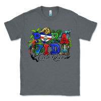 Charcoal Heather pura vida costa rica rana Classic Tee - RanaPortraitStore