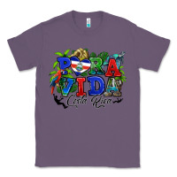 Lavender pura vida costa rica rana Classic Tee - RanaPortraitStore