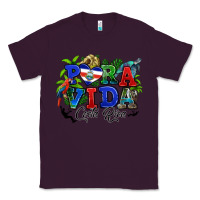 Plum pura vida costa rica rana Classic Tee - RanaPortraitStore