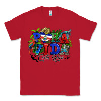 Red pura vida costa rica rana Classic Tee - RanaPortraitStore