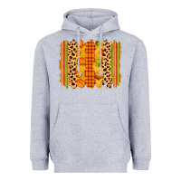 Heather Grey fall brushstroke Heavyweight Hoodie - Zillion Design Studio
