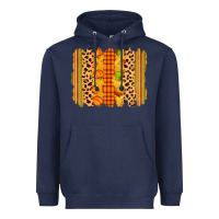 Navy fall brushstroke Heavyweight Hoodie - Zillion Design Studio