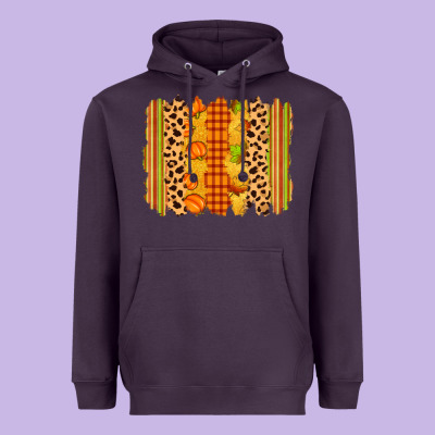 Fall Brushstroke Heavyweight Hoodie Designed By Zillion Design Studio