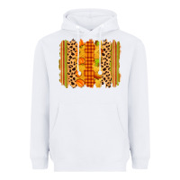 White fall brushstroke Heavyweight Hoodie - Zillion Design Studio