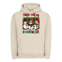 Pigment French Oak chillin with my snowies Urban Hoodie - BarkalooDesign